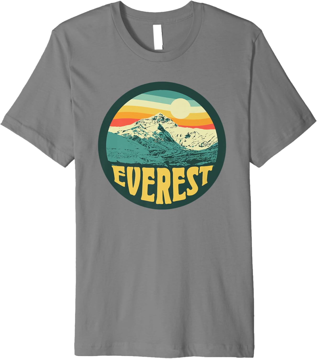 Mount Everest Himalayan Landmark Vintage 80s Graphic
